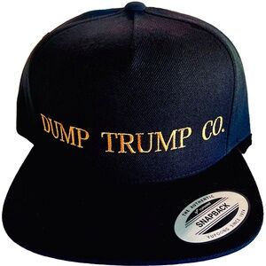 DUMP TRUMP CO BLACK BALL CAP